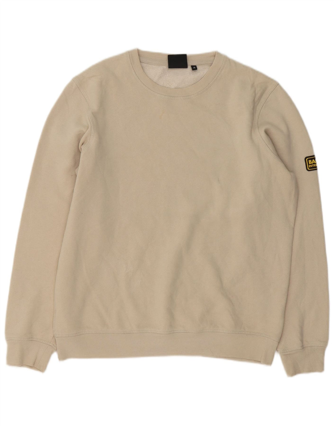 Barbour Herren-Sweatshirt-Pullover, mittelbeige Baumwolle