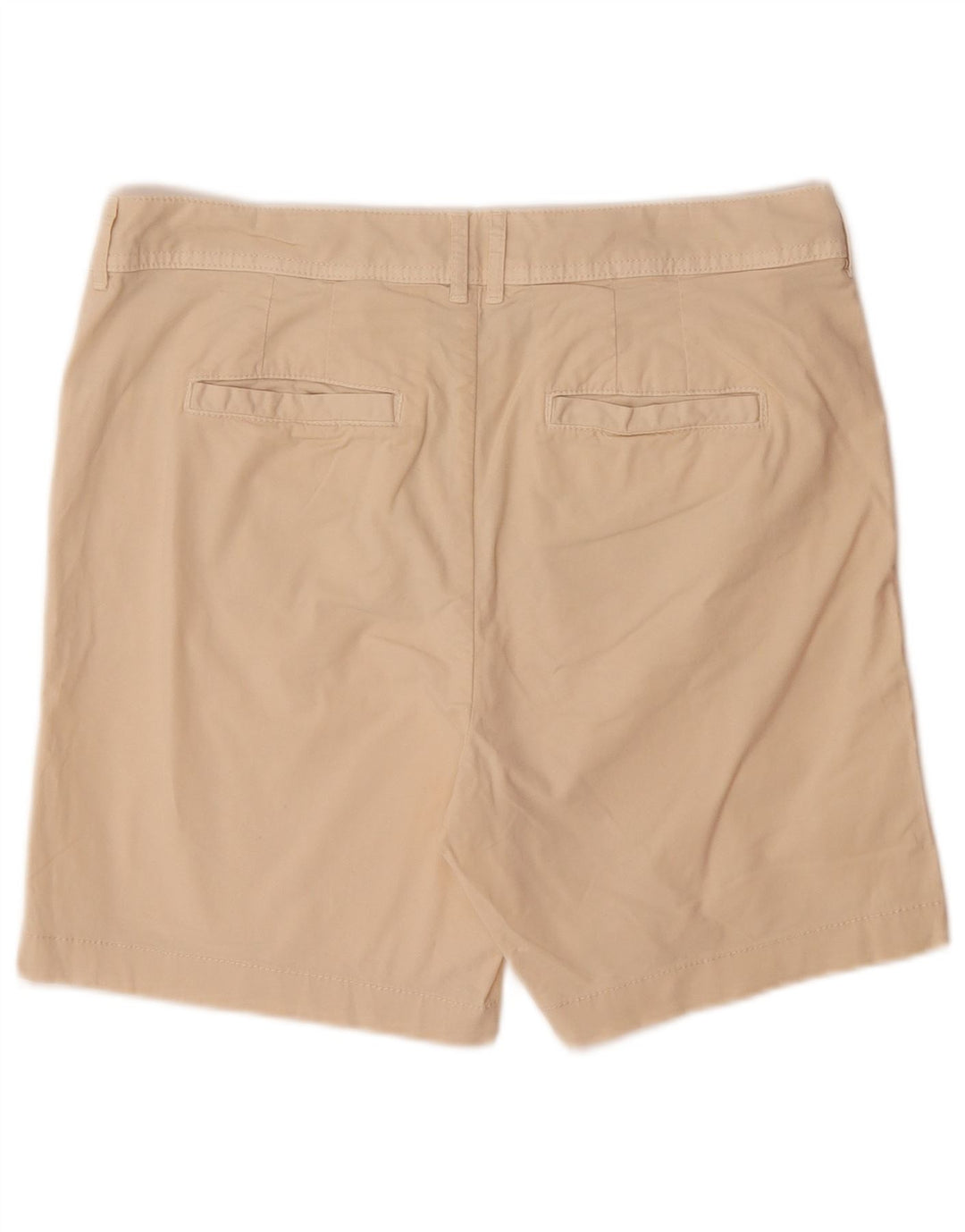 FAT FACE Damen-Chinoshorts mit hoher Taille, UK 12, Mittel W32, Beige, Baumwolle