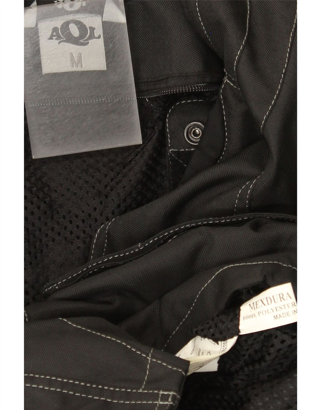 Vintage Herren Motorstyle Racer Jacke UK 38 Medium Black Colourblock
