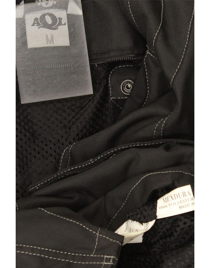 Vintage Herren Motorstyle Racer Jacke UK 38 Medium Black Colourblock