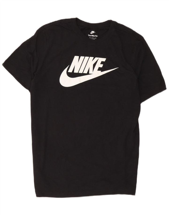 Nike Herren-T-Shirt mit Grafik, groß, aus schwarzer Baumwolle