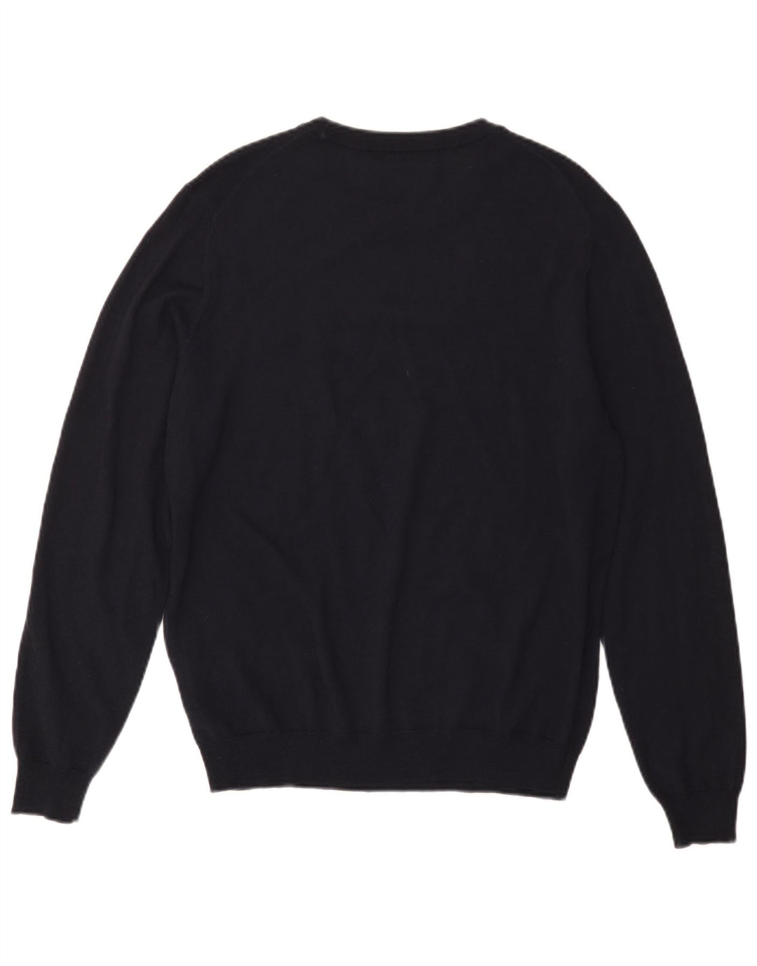 Replay Herren-Pullover mit Rundhalsausschnitt, mittelmarineblaue Merinowolle