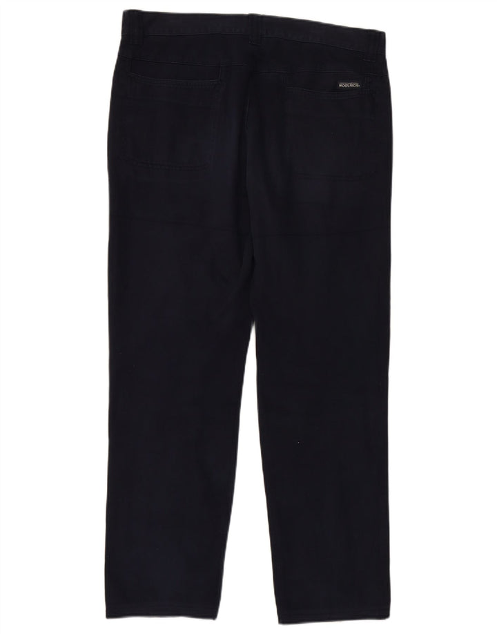 WOOLRICH Gerade Chino-Hose für Herren, W34, L28, Marineblau