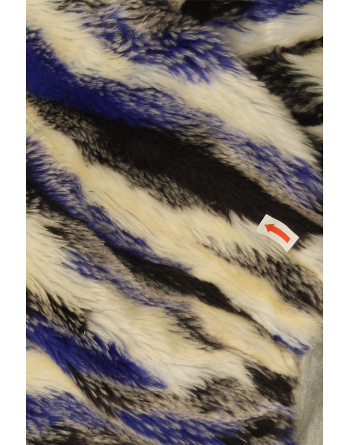 Zara Damen-Oversize-Top mit 3/4-Ärmeln, Größe S, Grau, Colourblock-Polyester