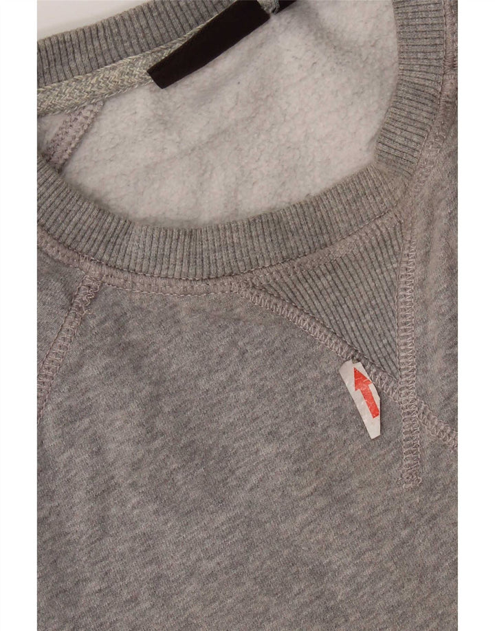 Timberland Herren-Sweatshirt-Pullover aus mittelgrauer Baumwolle