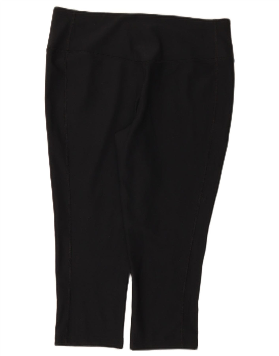 Nike Damen Dri Fit Capri Leggings UK 14 Large Schwarz Polyester