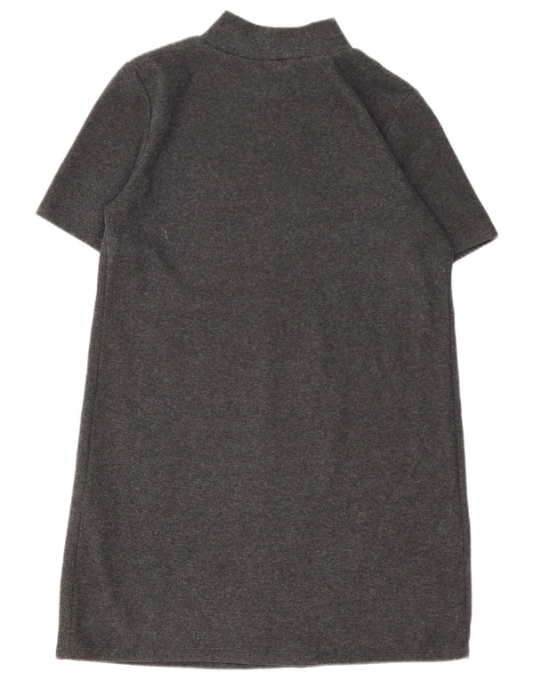 Zara Damen Pulloverkleid UK 16 Large Grau Polyester