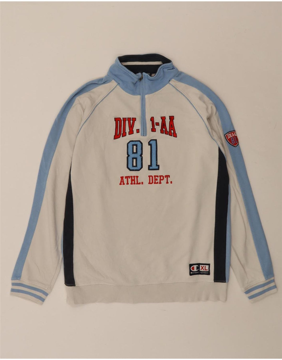 CHAMPION Grafik-Sweatshirt für Jungen, 13–14 Jahre, XL, Weiß, Farbblock