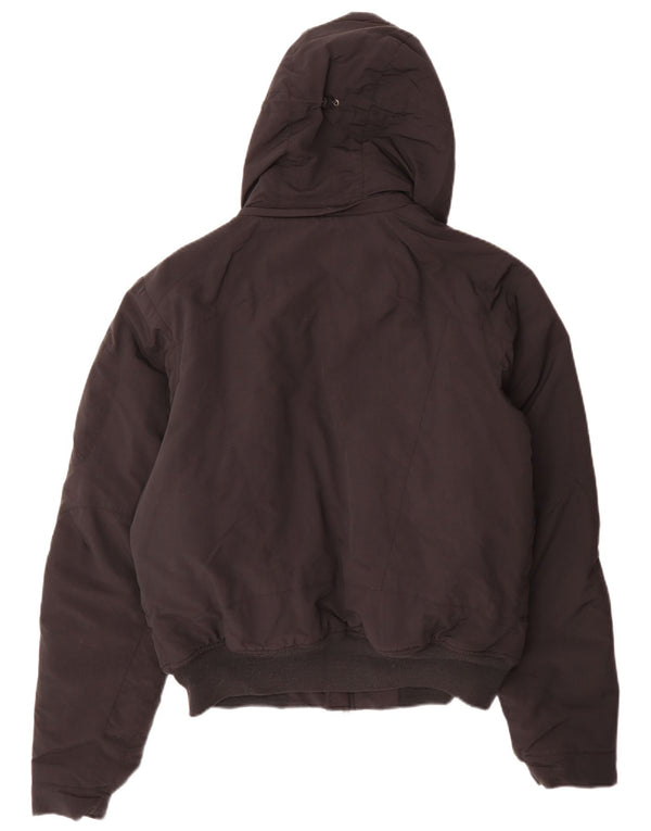 Woolrich Herren Bomberjacke mit Kapuze, gepolstert, UK 38, mittelschwarz