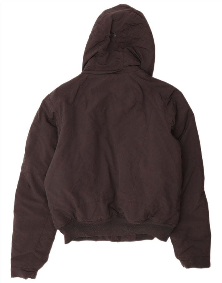 Woolrich Herren Bomberjacke mit Kapuze, gepolstert, UK 38, mittelschwarz