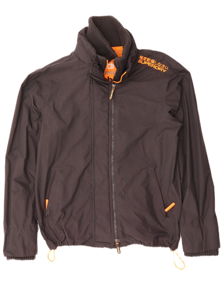 Superdry Herren The Windcheater Windjacke UK 40 Large Grau Polyester