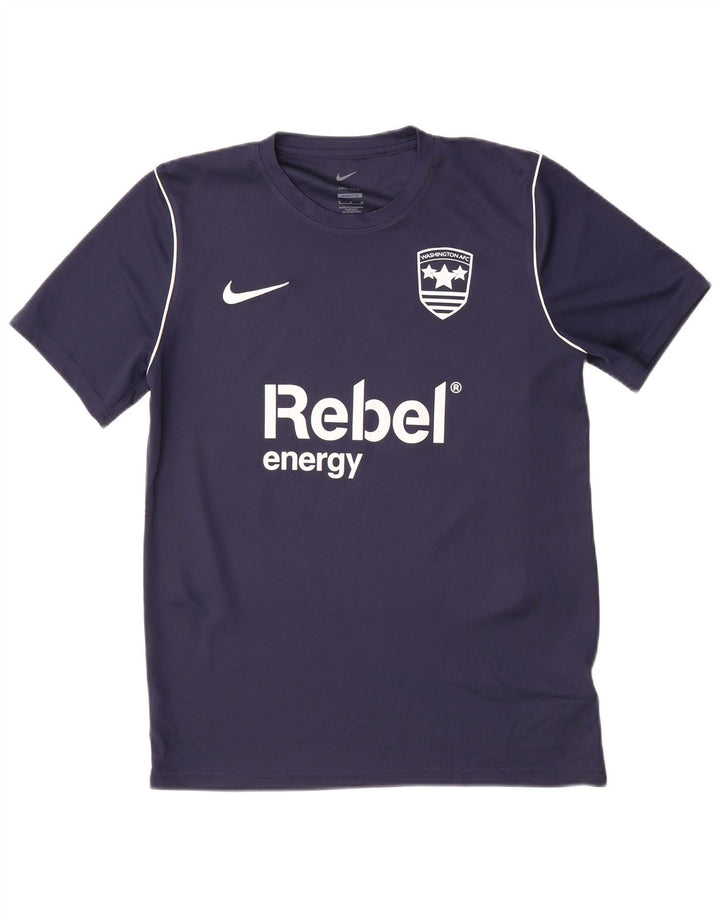 Nike Herren Washington Slim Fit Grafik-T-Shirt-Oberteil in mittlerem Marineblau
