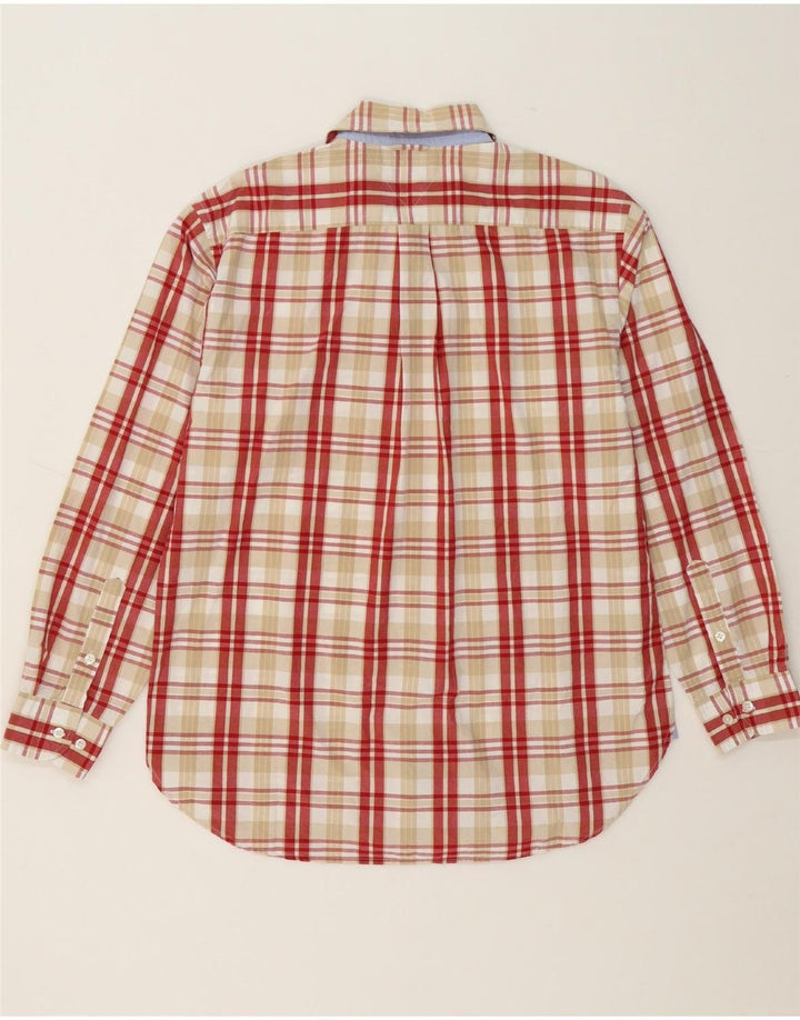TOMMY HILFIGER Mens Shirt Large Multicoloured Check Cotton Vintage Tommy Hilfiger and Second-Hand Tommy Hilfiger from Messina Hembry 