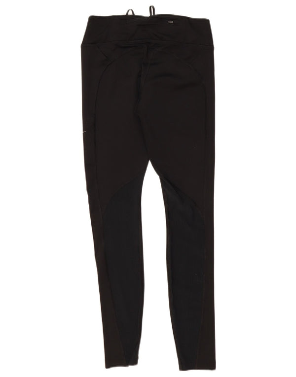 Nike Womens Dri Fit Leggings UK 8 Small  Black Polyester