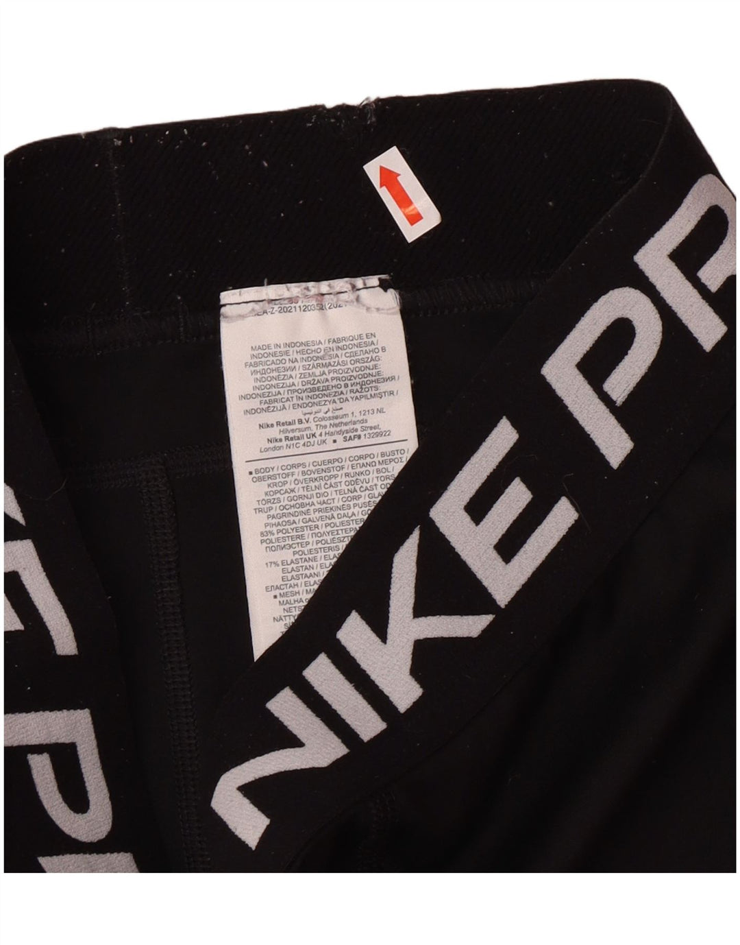 NIKE Dri-Fit-Leggings für Mädchen, 13–14 Jahre, XL, schwarzes Polyester