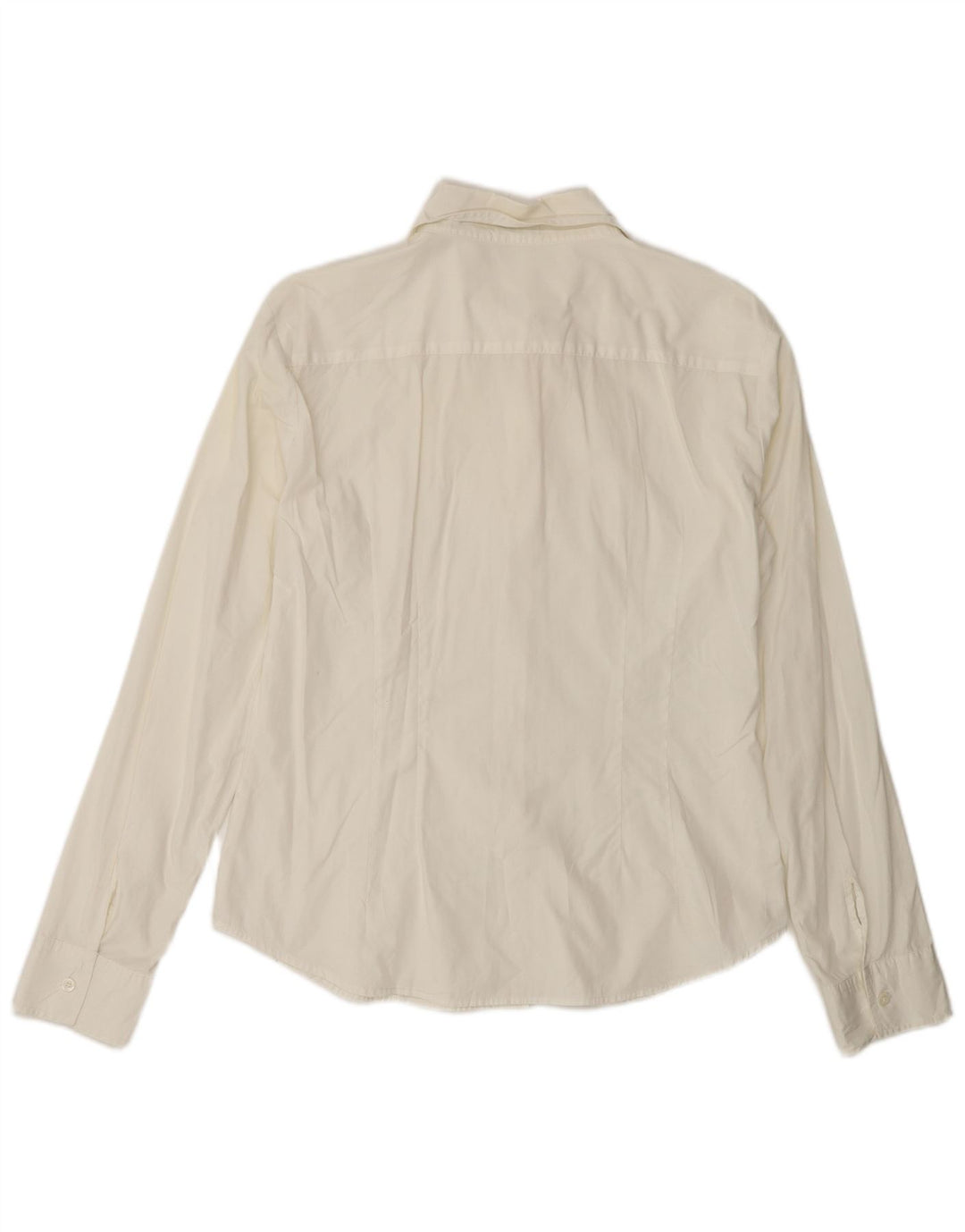 Benetton Damen-Hemd UK 16 Large Weiß