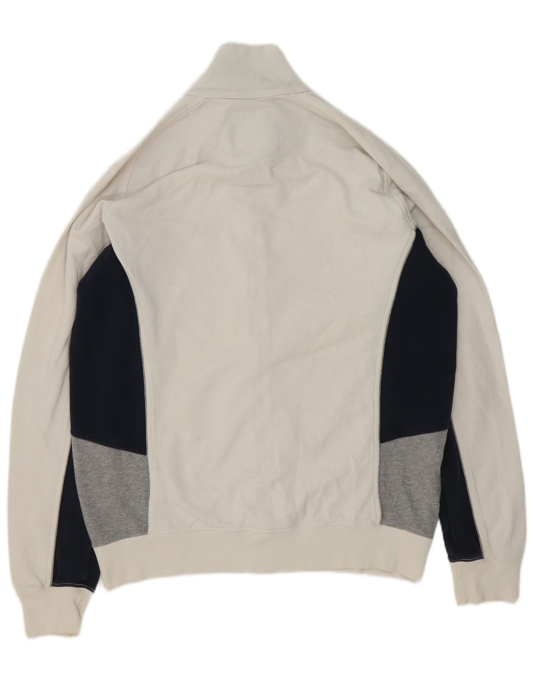 Champion Herren-Trainingsanzug-Oberteil, Jacke, XL, weiße Colourblock-Baumwolle