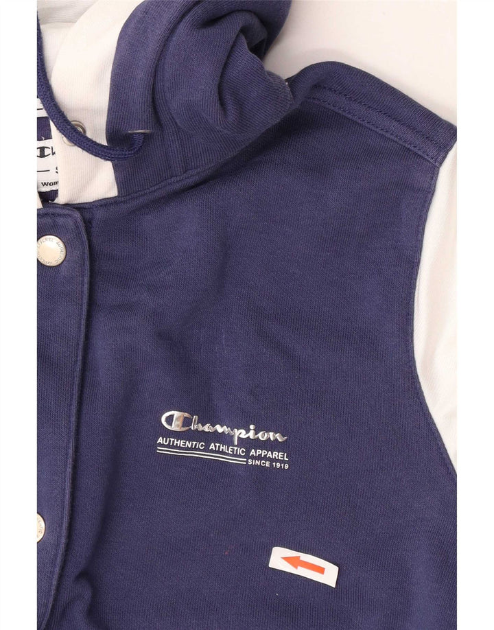 Champion Damen Heritage Fit Varsity Jacke UK 14 Medium Marineblau