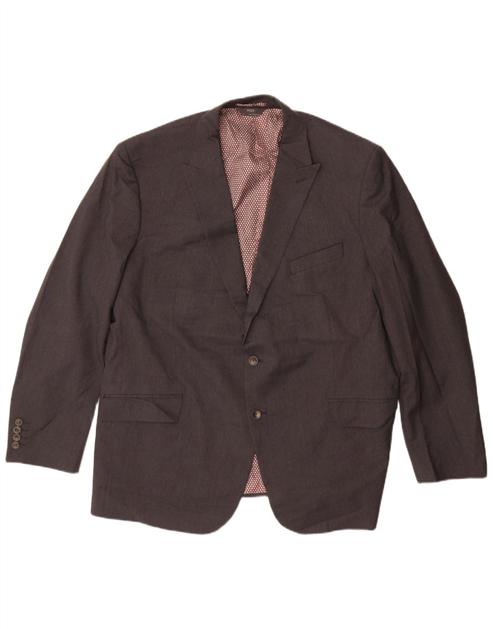 Marks & Spencer Herren-Blazer mit 2 Knöpfen, reguläre Passform, UK 48 4XL, Grau