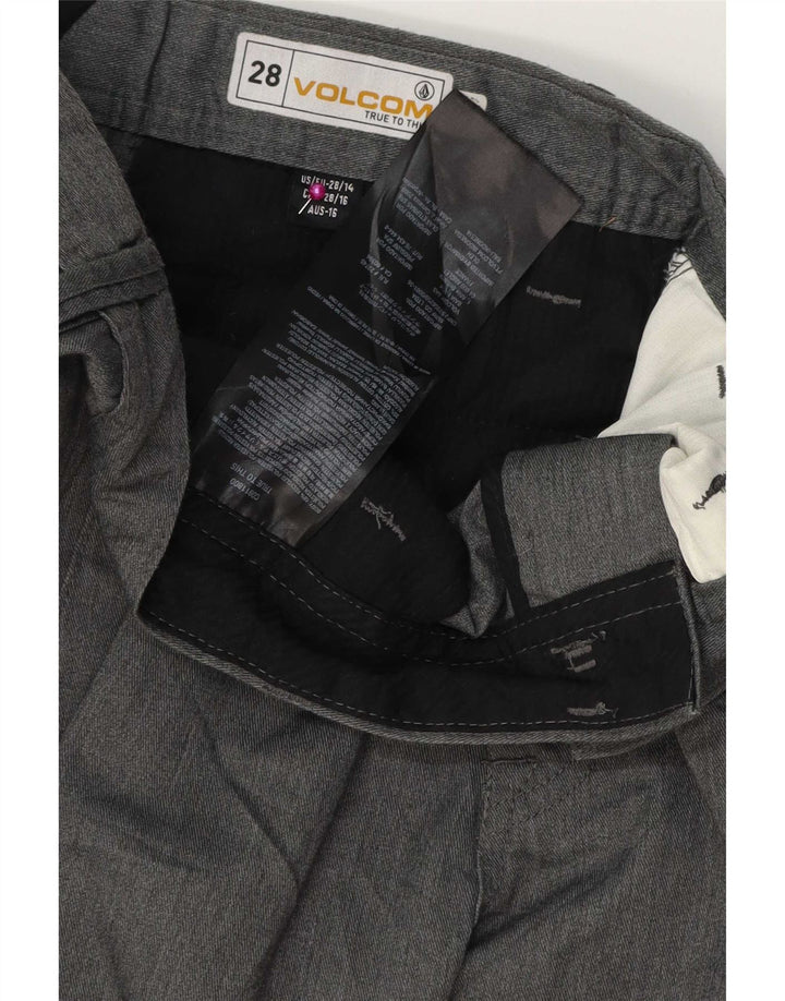 Volcom Chino-Shorts für Jungen, 15–16 Jahre, W28, Grau, Polyester