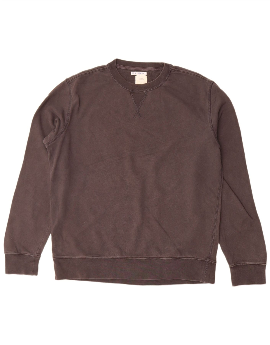 Marks & Spencer Herren-Sweatshirt, Pullover, Größe L, Grau, Baumwolle