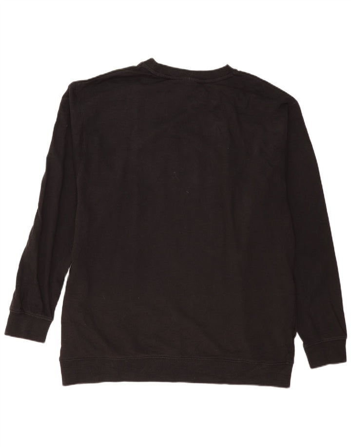 MOSSIMO Herren-Sweatshirt mit Grafik, XL, schwarze Baumwolle