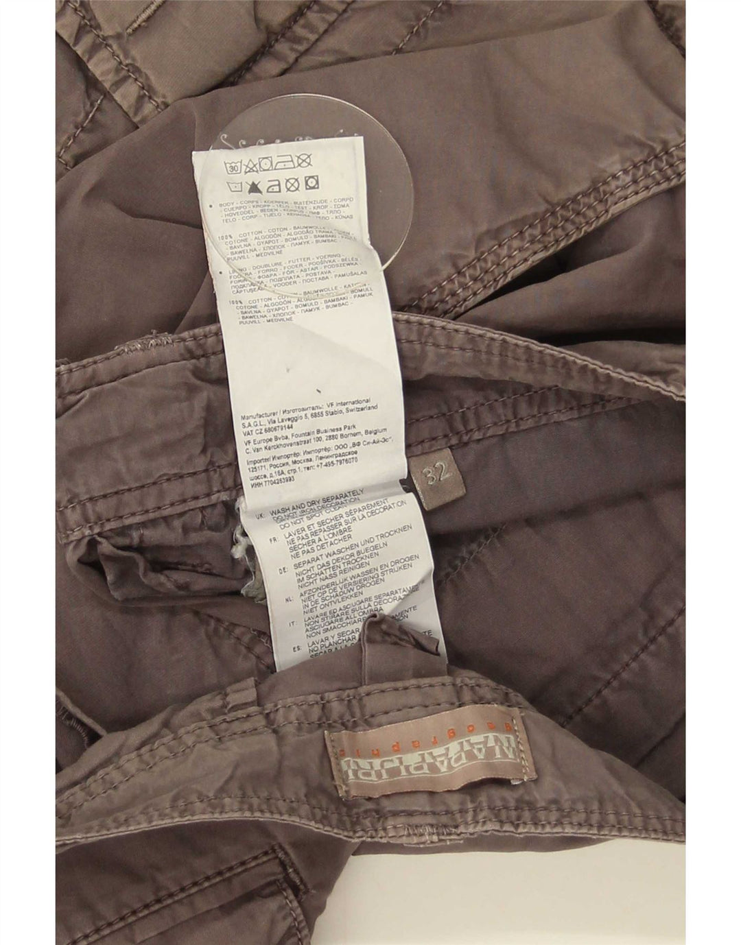 Napapijri Herren Cargoshorts W32 Mittelgrau