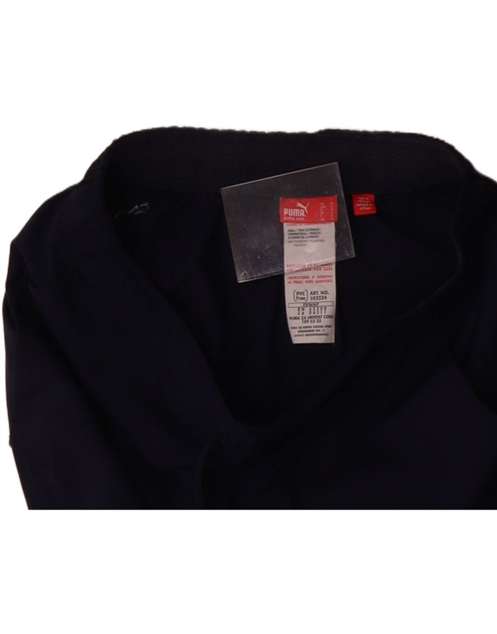 PUMA Womens Tracksuit Trousers UK 12 Medium  Navy Blue Polyester Vintage Puma and Second-Hand Puma from Messina Hembry 