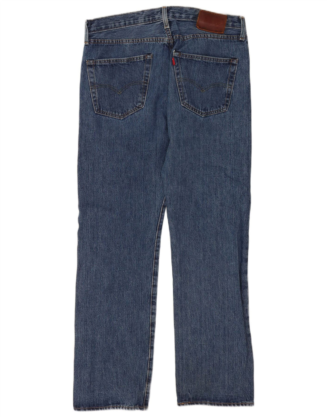Levi's Herren 501 Straight Jeans W34 L32 Blaue Baumwolle