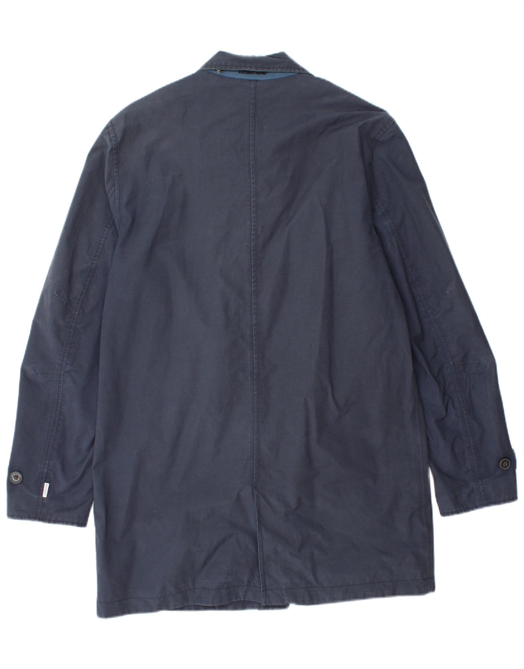 TIMBERLAND Herren-Windbreaker-Mantel UK 38 Mittelmarineblaue Baumwolle