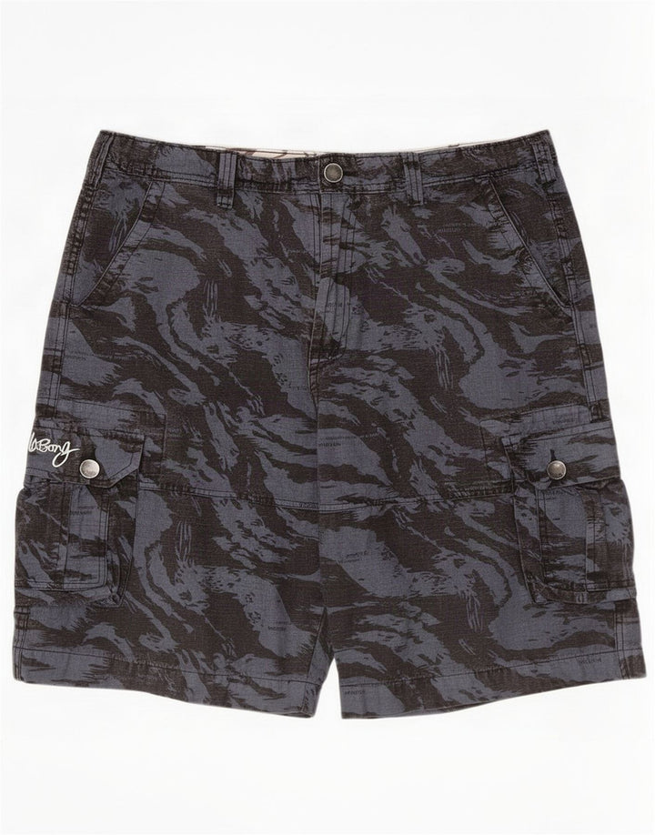 Billabong Herren Cargoshorts XL W38 Blaue Baumwolle