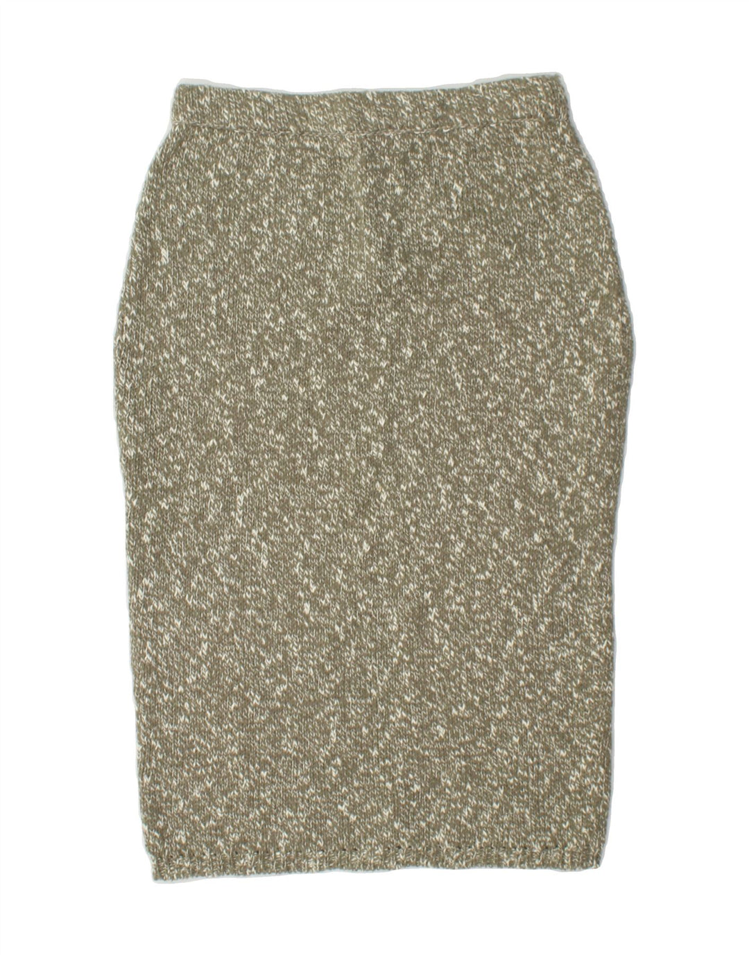 VINTAGE Womens Knit Pencil Skirt W26 Medium Grey Flecked Vintage Vintage and Second-Hand Vintage from Messina Hembry 