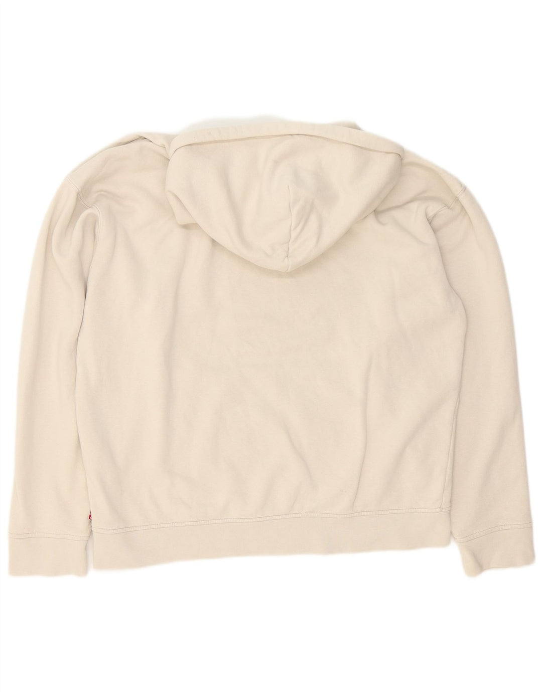 Levi's Herren Relaxed Hoodie Pullover aus mittelweißer Baumwolle