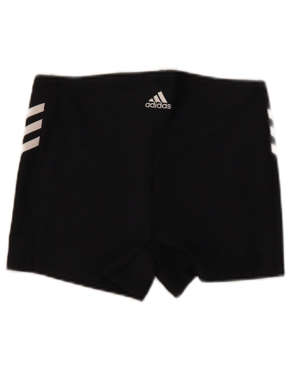 ADIDAS Damen Sportshorts UK 12 Medium Schwarz Polyester