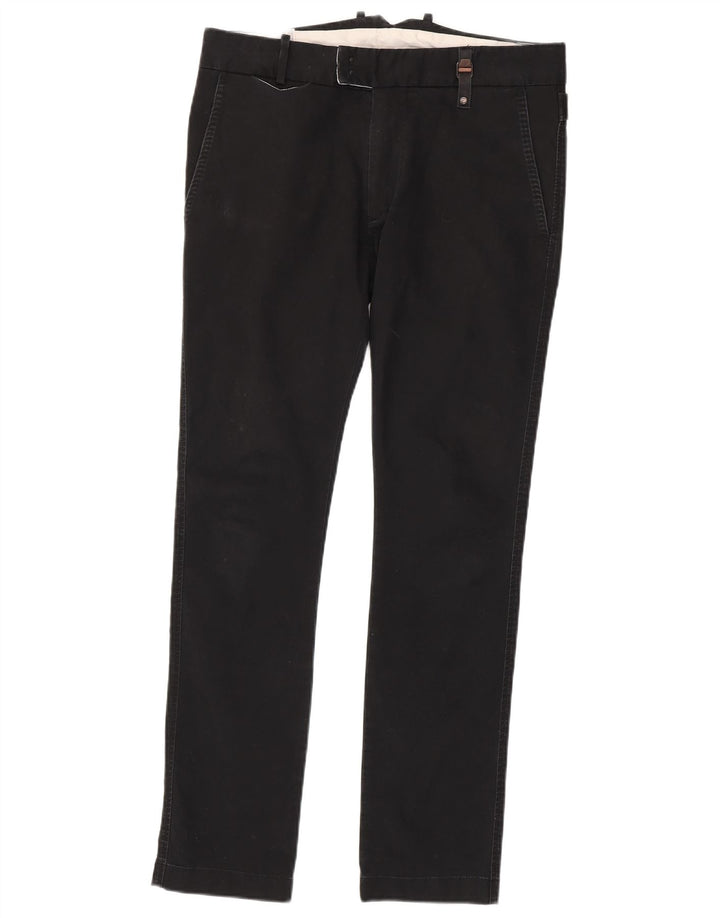 Diesel Slim-Anzughose für Herren, W30, L31, schwarze Baumwolle