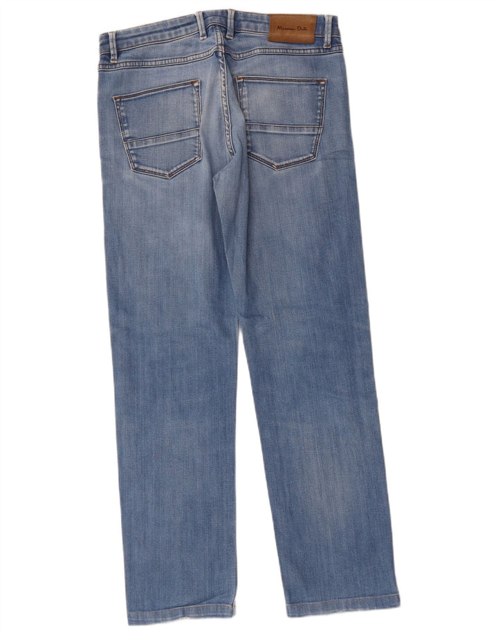 Massimo Dutti Herren-Jeans, lässige Passform, gerade Passform, EU 40, Mittel, W31, L29, Blau