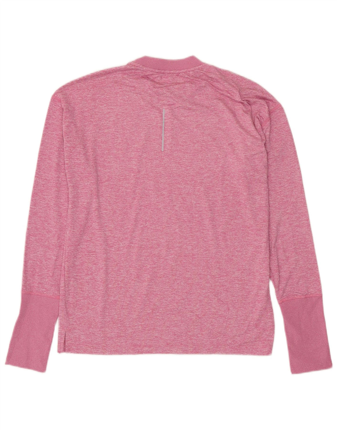 NIKE Herren-Dri-Fit-Top mit langen Ärmeln, klein, rosa meliert