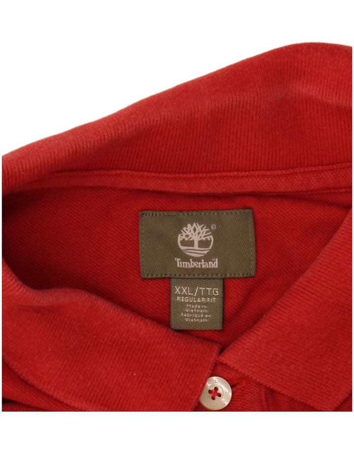 Timberland Herren Regular Fit Poloshirt 2XL Rot