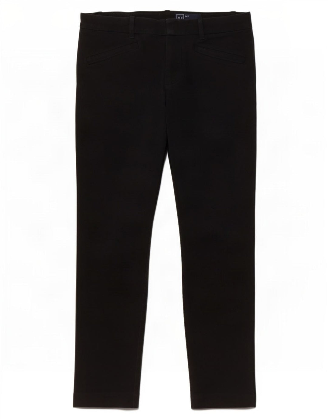 Gap Damen Slim Cropped-Hose US 8 Medium W30 L25 Schwarze Baumwolle