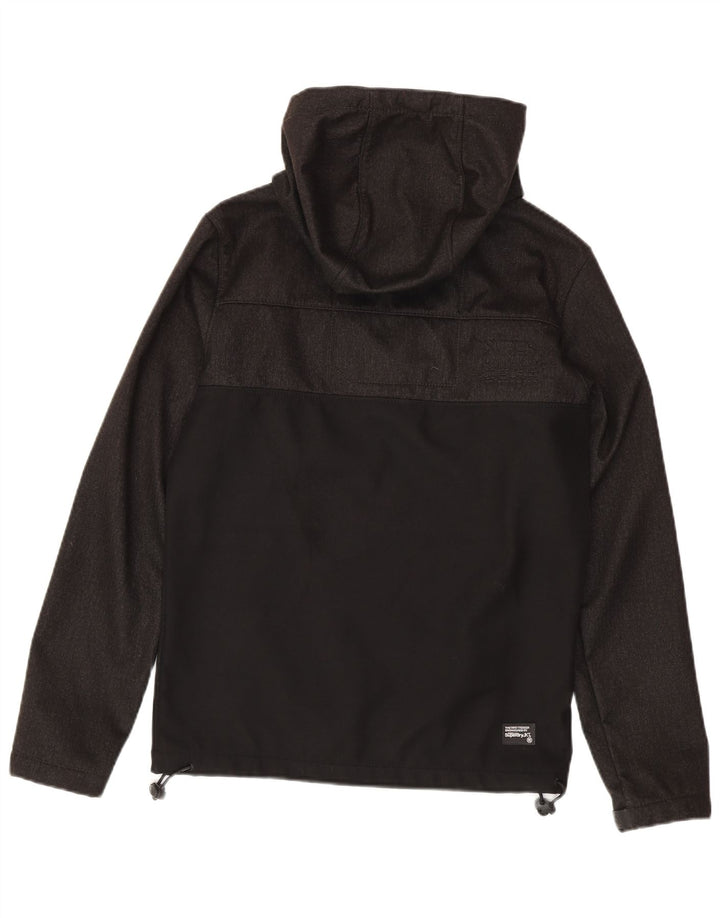 Superdry Herren The Windtrekker Regenjacke UK 36 Small Schwarz Colourblock