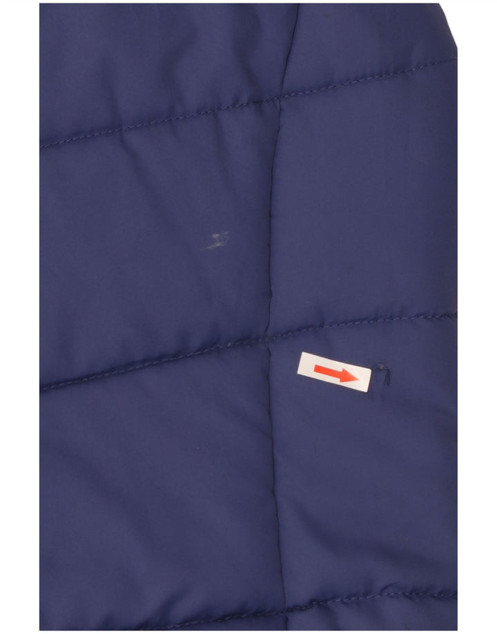 KANGAROOS Herren Wattierte Weste UK 16 Large Blau Polyester