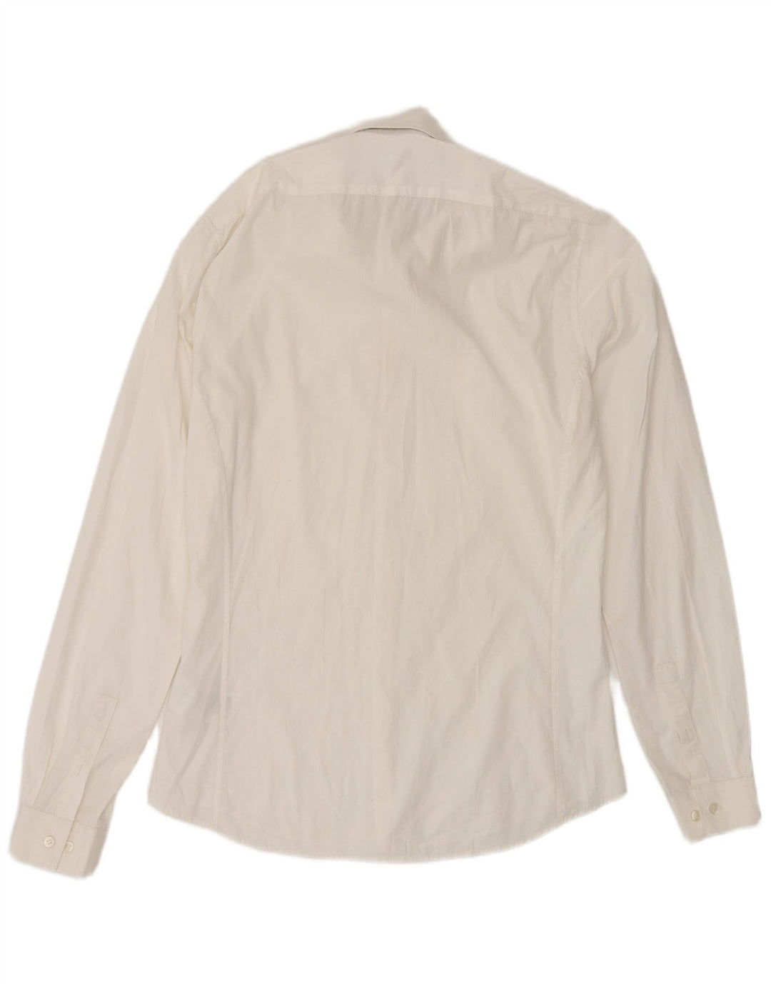 Calvin Klein Herren Slim Fit Hemd Größe 38 15 Mittelweiße Baumwolle