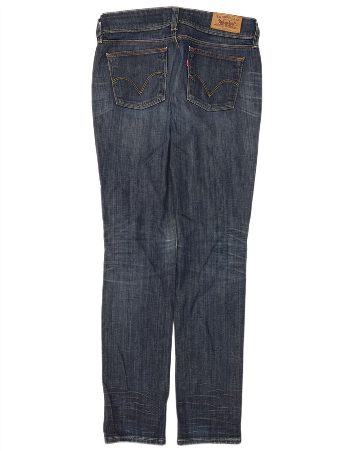 Levi's Damen 571 Slim Jeans W29 L32 Marineblau Baumwolle