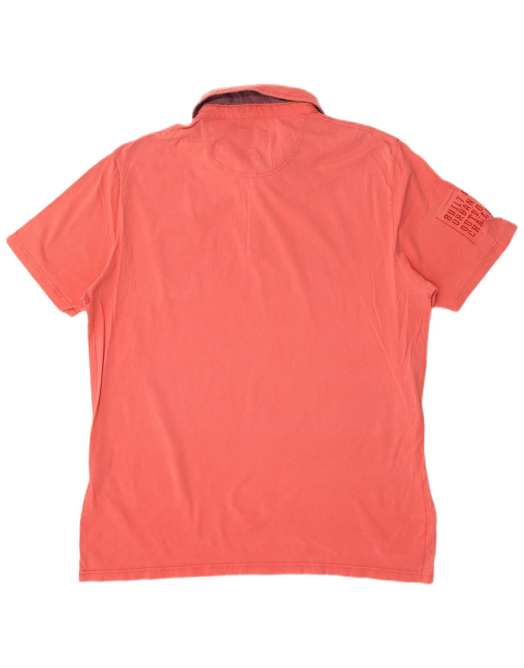 Camel Active Herren-Poloshirt mit Grafik, 2XL, Rosa