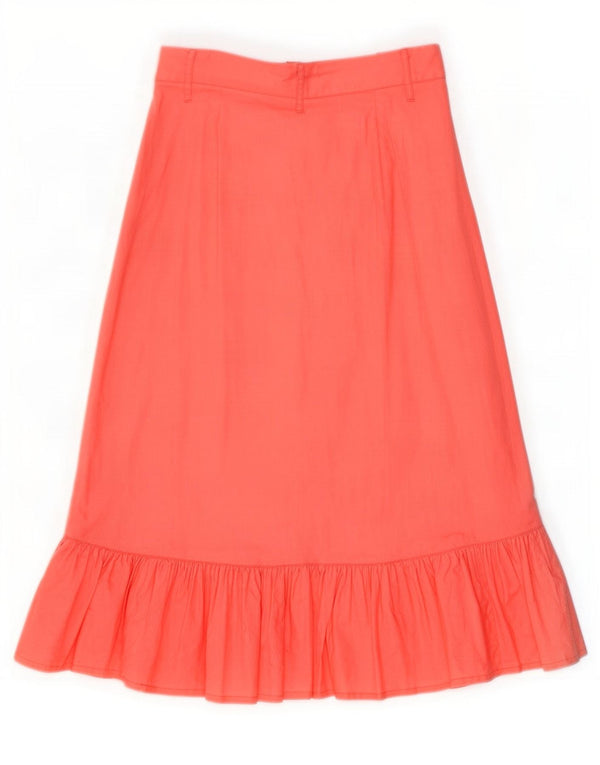 Benetton Mädchen-Maxirock, 11–12 Jahre, XL, W26, rosa Baumwolle