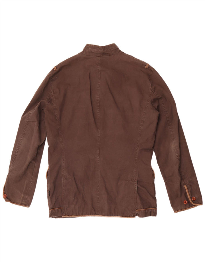 Paul Smith Herren Utility Jacke UK 38 Mittelbraune Baumwolle