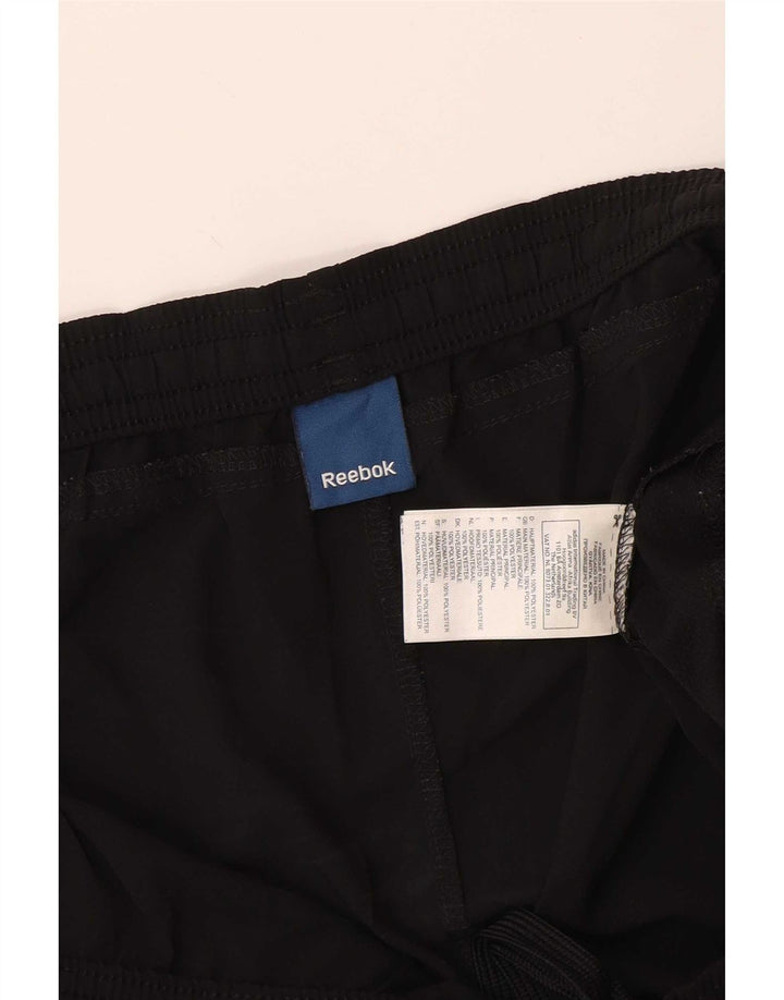 Reebok Herren Sportshorts XL Schwarz Polyester