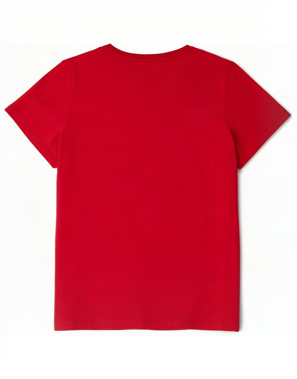 Gant Damen Grafik-T-Shirt-Oberteil UK 16 Large Rosa Baumwolle