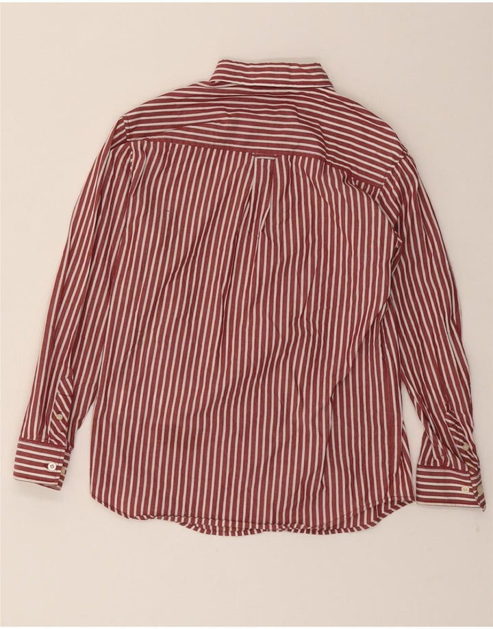 IZOD Boys Regular Shirt 14-15 Years Large  Red Striped Cotton Vintage Izod and Second-Hand Izod from Messina Hembry 
