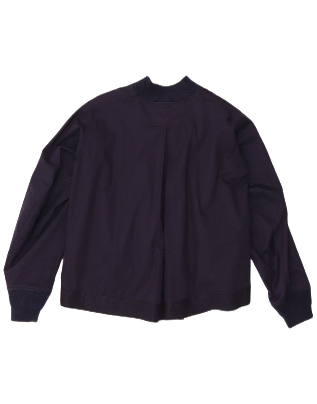 Roberto Collina Herren Bomberjacke UK 36 Small Marineblau Baumwolle